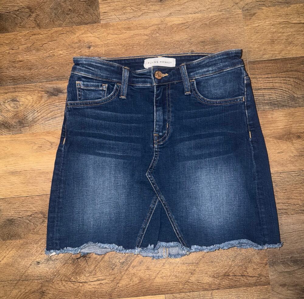 Flying monkey women’s denim miniskirt